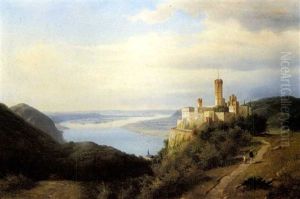 Schloss Stolzenfels Near Coblenz by Carl Wuennenberg