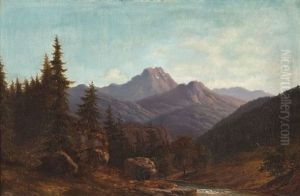 Flusslandschaft by Walther Wuennenberg