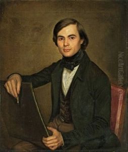 Selbstbildnis by Friedrich August Wuenschmann