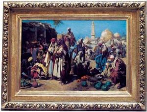 L'emir Au Marche by Franz Wurbel