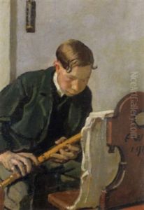 Beim Musizieren by Ernst Wurtenberger