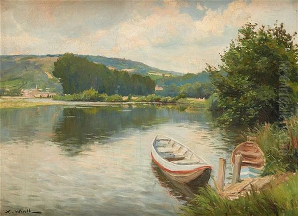Barques Au Bord Du Cours D"eau - view 1