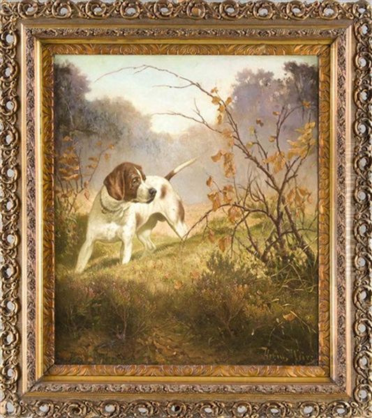 Witternder Jagdhund - view 1