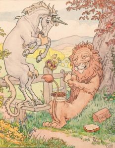 The Lion And The Unicorn: by Leonard Leslie Brooke
