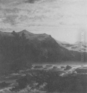 Landscape by Alexander Ferdinand Wust