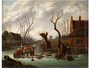 Genreszene by Christopher (Christoffel) Wust
