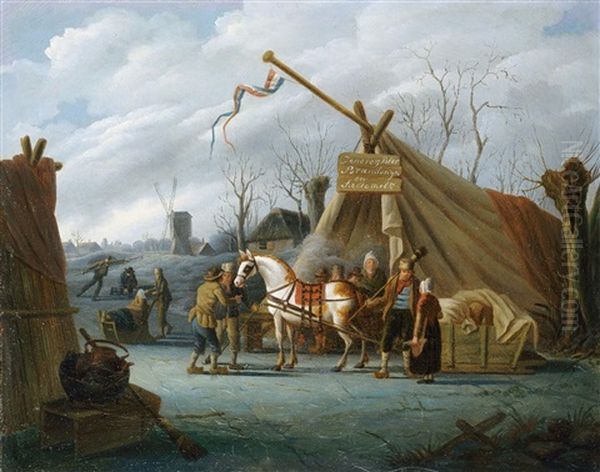 Winterlandschaften Mit Eisvergnugen (2 Works) - view 1