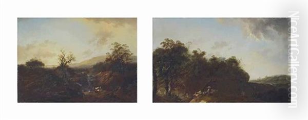 Landschaft Mit Wasserfall (+ Landschaft; 2 Works) - view 1