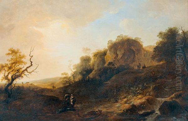 Idyllische Landschaften Mit Staffage (pair) - view 1