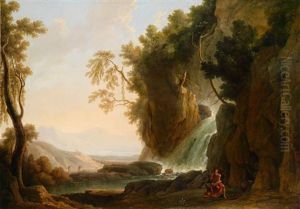 Sudliche Landschaft Mit Einem Wasserfall Und Dem Heiligen Hieronymus Sudliche Landschaft Mit Einem Wasserfall Und Dem Heiligen Hieronymus