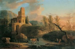 Landschaft Mit Burgruine