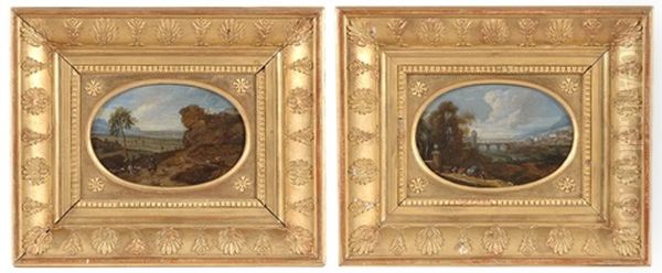 Italian Landscapes (a Pair) - view 1
