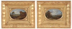 Italian Landscapes (a Pair) by Michael Wutky