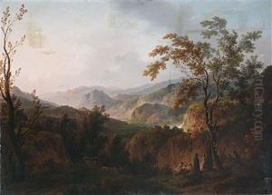Suditalienische Gebirgslandschaft by Michael Wutky