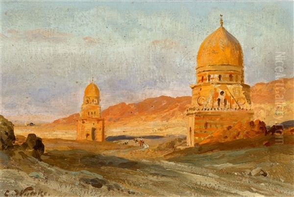 Two Caliph's Graves In The Desert Near Cairo - view 1
