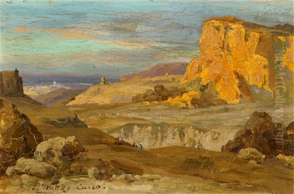 View Of The Mokattam Mountain Near Cairo - view 1