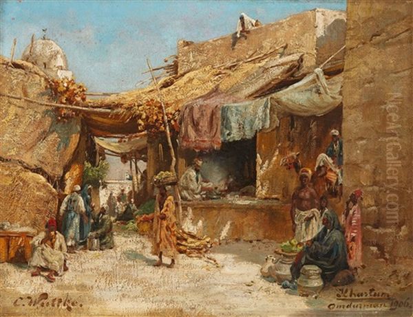 The Bazaar At Khartoum - view 1