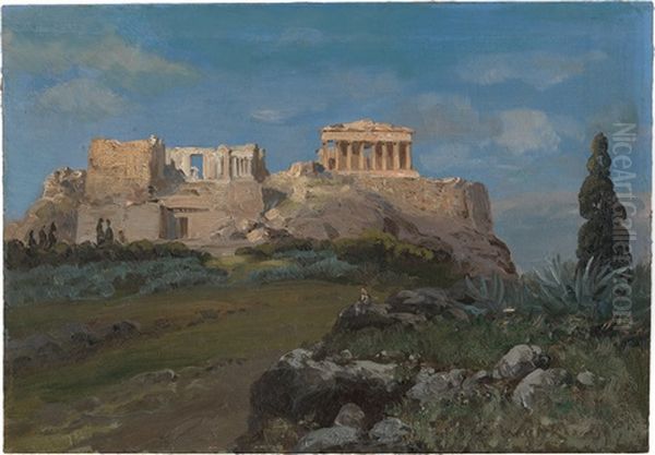 Die Akropolis Von Athen - view 1