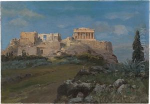 Die Akropolis Von Athen by Carl Wuttke