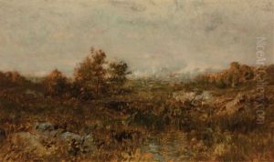 Autumn Landscape," 1885-1890 by Alexander Helwig Wyant