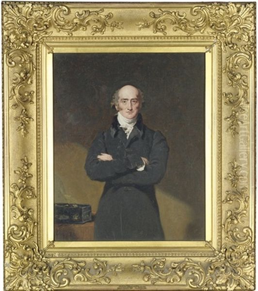 Portrait Of George Canning In A Black Coat - view 1