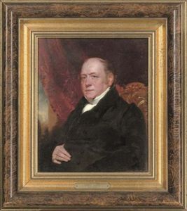 Portrait Of Sir George Farrant, In A White Shirt And Black Coat Portrait Of Sir George Farrant, In A White Shirt And Black Coat