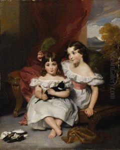 Portrait Of Fraser Sisters by Henry Wyatt