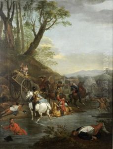 Skirmish At A River Crossing