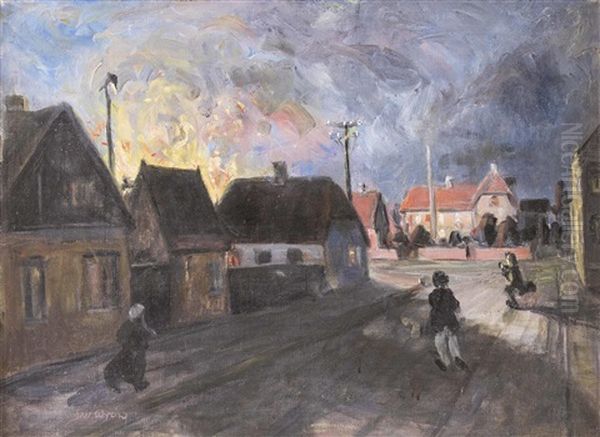 Brand In Einem Dorf - view 1