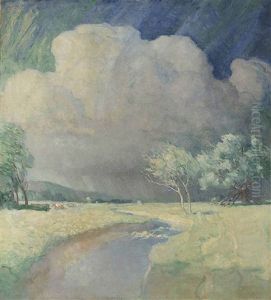Brandywine Landscape by Newell Convers Wyeth
