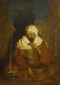 A Hindu Mystic (seated Arab) by Newell Convers Wyeth