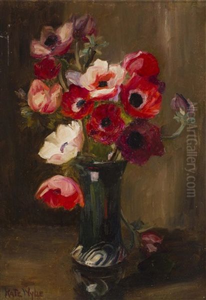 Vase With Red Flowers - view 1