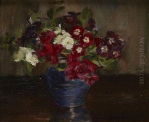 Still Life In A Blue Bowl by Kate Wylie