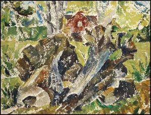 Abstract Landscape by Bertram Richard Brooker