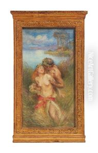 Pan Und Syrinx by Charles William Wyllie