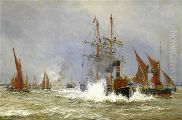 Sail And Steam, Gravesend Reach - view 1