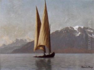 Partie Auf Dem Genfersee by Karl Christian Wymann Mory