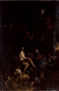 Scene De Sorcellerie by Domenicus van (Ascanius) Wynen