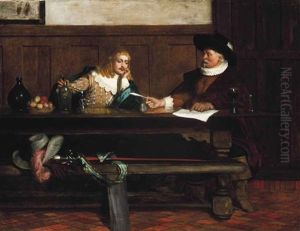 The Money Lender by David Wilkie Wynfield