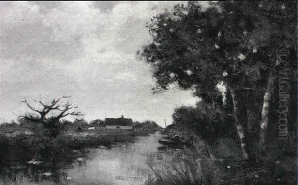 Flodlandskab, Aften - view 1