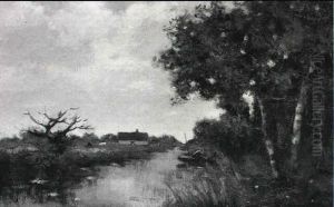 Flodlandskab, Aften