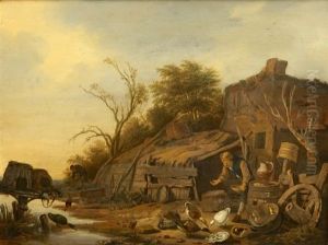 A Farmyard Scene A Farmyard Scene