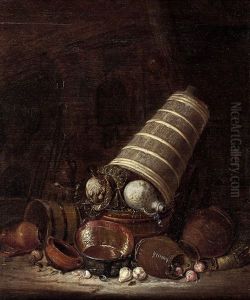 Nature Morte Aux Choux Et Aux Cuivres by Dirck Wyntrack
