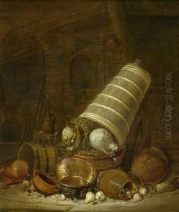 Kuchenstillleben Mit Topfen Kuchenstillleben Mit Topfen