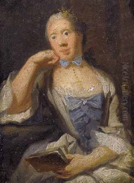Portraitskizze Einer Jungen Frau - view 1
