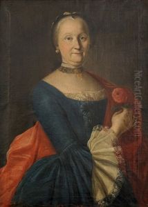 Portrait Von M. Byss. Gemahlin Des Joh.bapt.balth. Byss. Landvogt Von Bucheggberg Anno 1771 by Johann Melchior Wyrsch