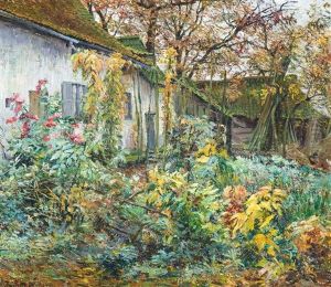 Jardin Fleuri Pres De La Ferme