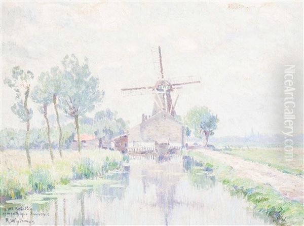 View Of A Mill Farm In Kralingen - view 1