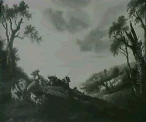 Retour Du Troupeau by Franciscus Xavery