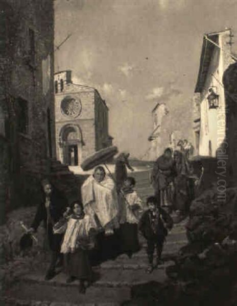 The Easter Procession - view 1